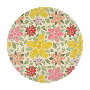 Planche À Découper L'oreiller de jeté de jardin tourbillonnant
