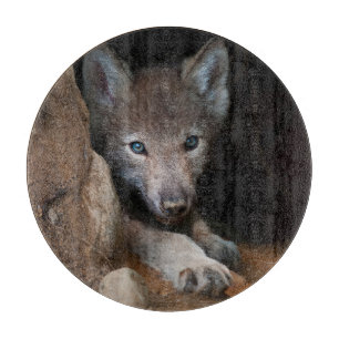 Planche À Découper Loup de bois de l'Est