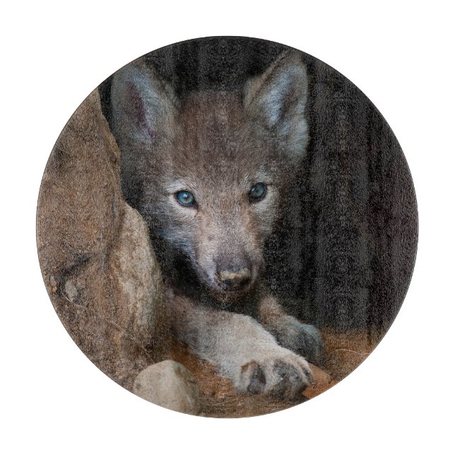 Planche À Découper Loup de bois de l'Est (Devant)