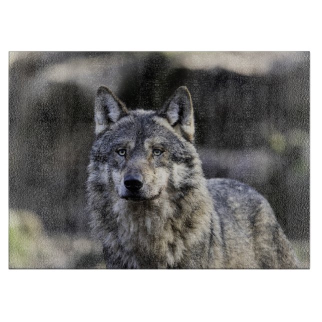 Planche À Découper Loup gris (Devant)