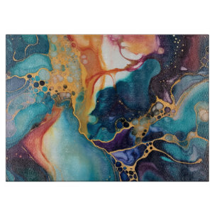 Planche À Découper Luxe Elégant Marbre Abstrait Belle