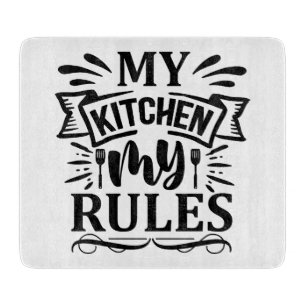 Planche À Découper Ma cuisine, mes règles