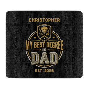 Planche À Découper Ma Meilleure Diplôme Est Papa Fête des Pères