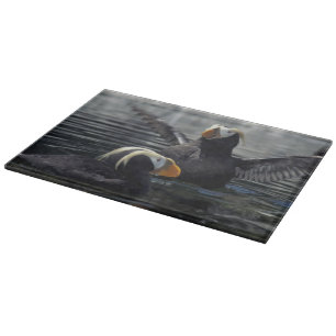 Planche À Découper Macareux à cornes d'Alaska