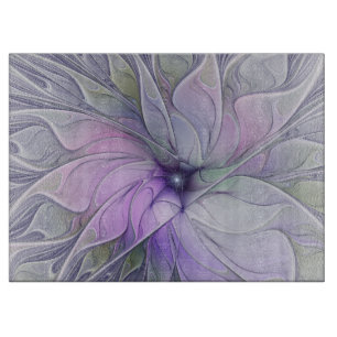 Planche À Découper Magnifique beauté moderne abstraite fleur d'art fr