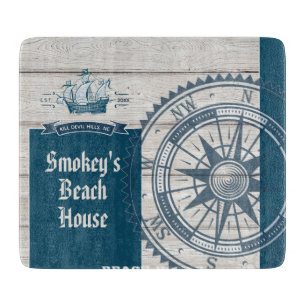 Planche À Découper Maison de plage Nautical