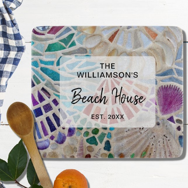 Planche À Découper Maison de plage personnalisée (Créateur téléchargé)
