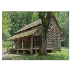 Planche À Découper Maison du XIXe siècle à Cades Cove, Tennessee