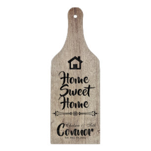 Planche À Découper Maison personnalisée Sweet Home