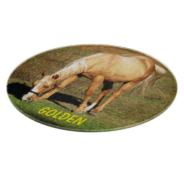 Planche À Découper Majestic Palomino Horse - Beaux Art Photographie (Coin)
