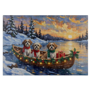 Planche À Découper Malti Tzu Noël Bateau Vacances
