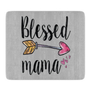 Planche À Découper Maman bénie avec flèche