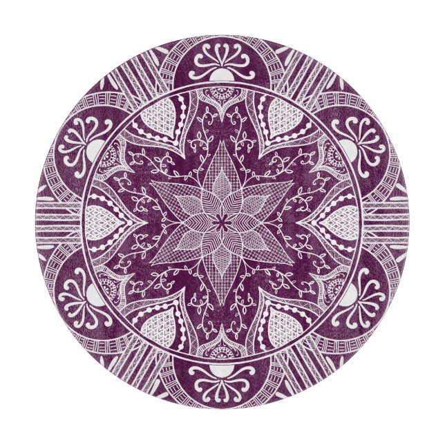 Planche À Découper Mandala Blackberry (Devant)