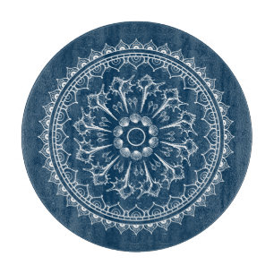 Planche À Découper Mandala fait de coquillages