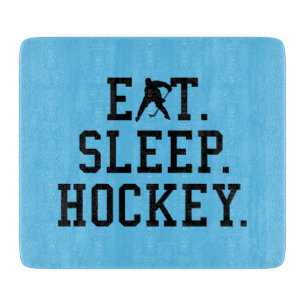 Planche À Découper Manger Dormir Hockey - Amoureux de Hockey