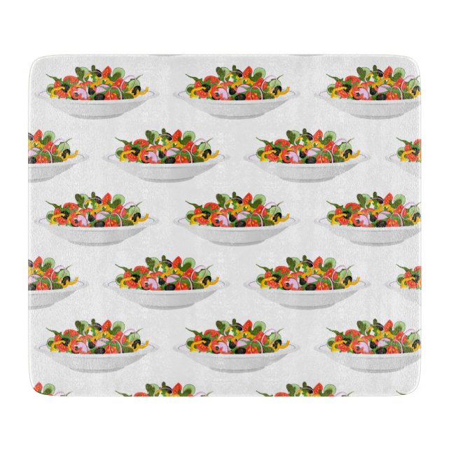 Planche À Découper Mangez plus de plantes frais motivation salade let (Devant)