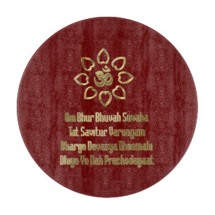 Planche À Découper Mantra de Gayatri