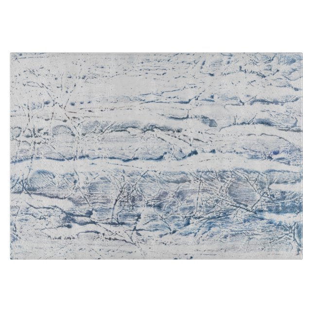 Planche À Découper Marbre bleu clair (Devant)