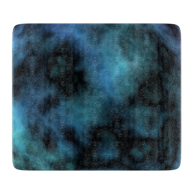 Planche À Découper Marbre Bleu Cosmic Faux (Devant)