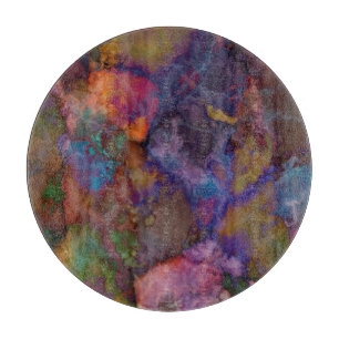 Planche À Découper Marbre de chalcopyrite de minerai de paon