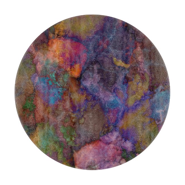 Planche À Découper Marbre de chalcopyrite de minerai de paon (Devant)