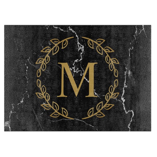 Planche À Découper Marbre noir (Devant)