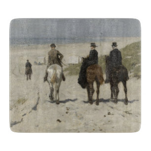 Planche À Découper Marche du matin à cheval sur la plage (par Anton M