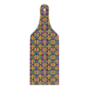 Planche À Découper Mardi Gras Fleur de lis