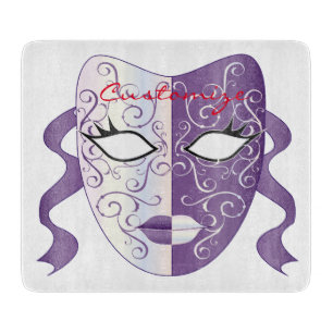Planche À Découper Mardi Gras Masque Thunder_Cove