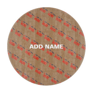 PLANCHE À DÉCOUPER MARQUE VERIFIEE BRUNE PERSONNALISABLE MODERNE ET C