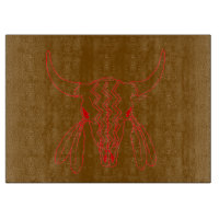 Planche à découper marron Red Ghost Dance Buffalo