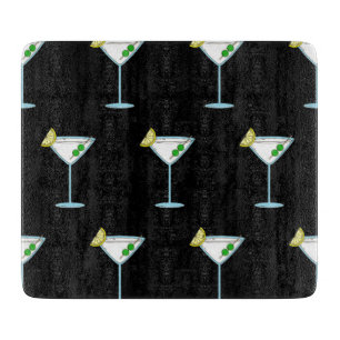 Planche À Découper Martini Amateurs De Cocktail Bar De Verre Alcool