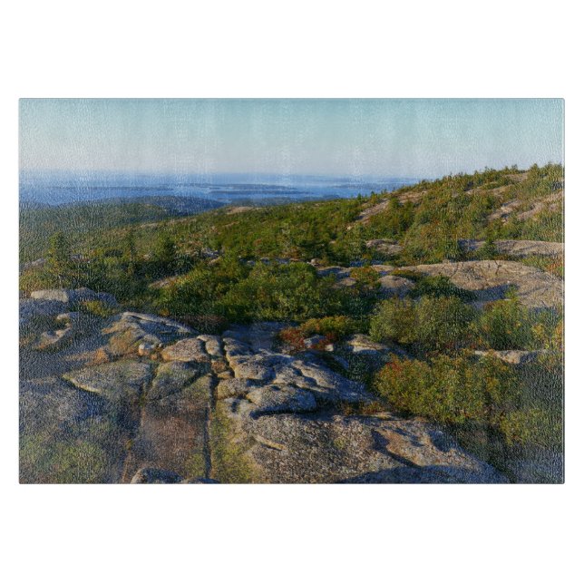 Planche À Découper Matin au sommet de la montagne Cadillac à Acadia (Devant)