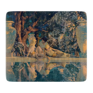 Planche À Découper Maxfield Parrish Le Jardin d'Allah 1918 Beaux-Arts