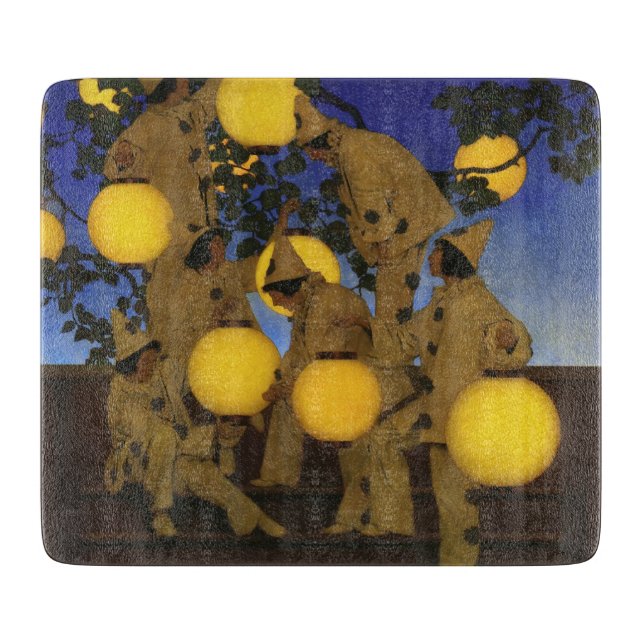 Planche À Découper Maxfield Parrish Les Porteuses de Lanternes 1908 V (Devant)