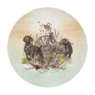 Planche À Découper Meilleures heures de la journée à la chasse, GSP