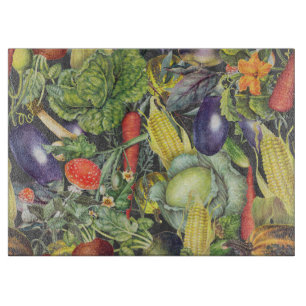 Planche À Découper Ménagerie de jardin végétal