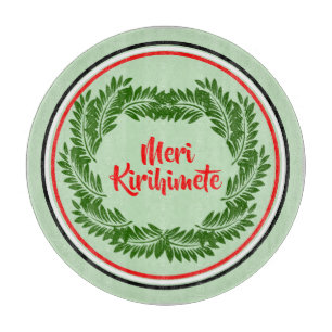 Planche À Découper Meri Kirihimete Maori Joyeux Noël