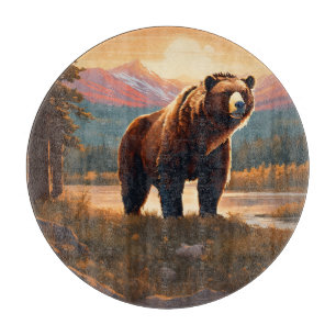 Planche À Découper Merveilles de la faune américaine – Aigle à tête b