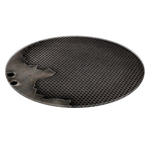 Planche À Découper Métal avec l'arrière - plan de trous de balle