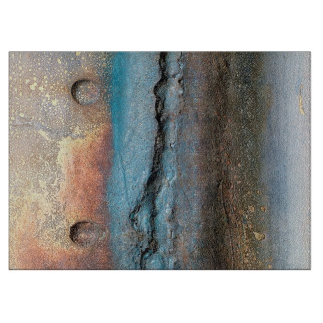 Planche À Découper Métal oxydé (Devant)