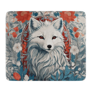 Planche À Découper Métissage de la faune du renard arctique