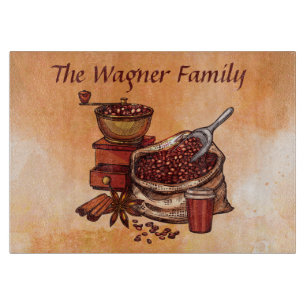 Planche À Découper mignon bar à café ajouter nom