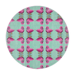 Planche À Découper Mignon Canard Rose Kawaii & Art pour la Nurserie a