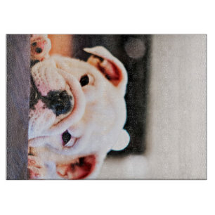 Planche À Découper Mignonne A Chiot Anglais Bulldog Lover Cadeau