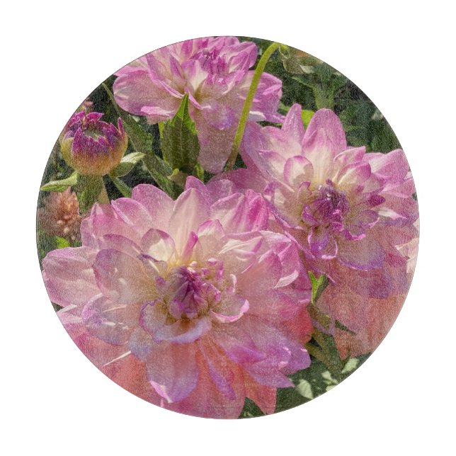 Planche À Découper Mikayla Miranda Dahlia, Belle Fleur Violette (Devant)