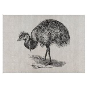 Planche À Découper Modèle australien d'illustration d'oiseau d'émeu