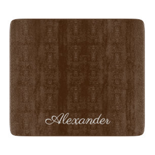 Planche À Découper Modèle Brown couleur, blanc