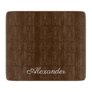 Planche À Découper Modèle Brown couleur, blanc