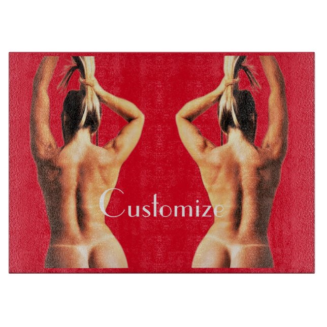 Planche À Découper Modèle de fitness Tanlines Thunder_Cove (Devant)